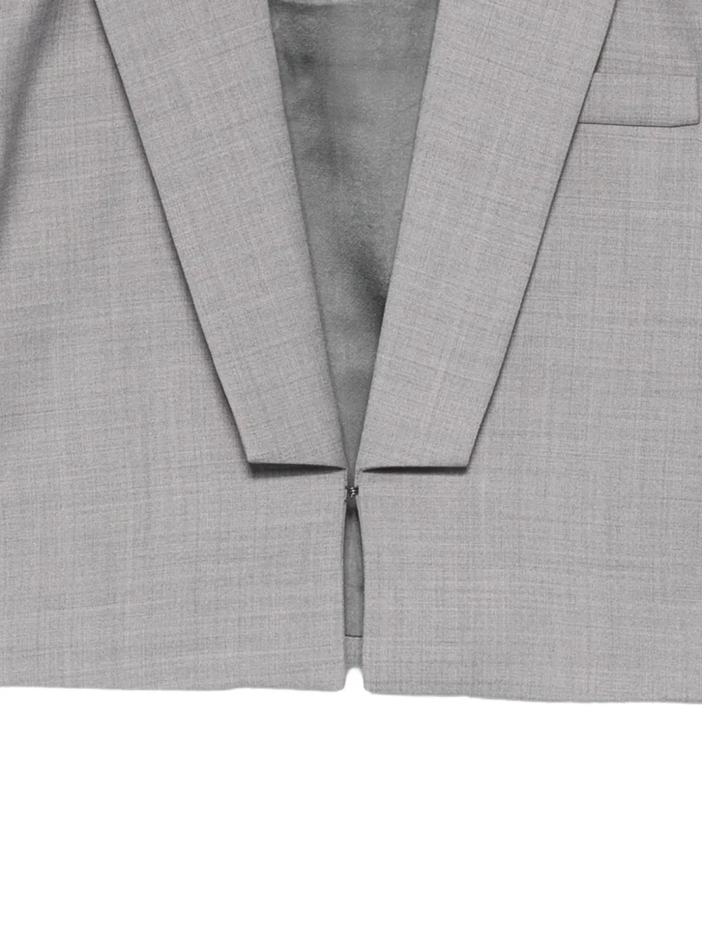 Pinko Kids Blazer met geborduurd logo Grijs