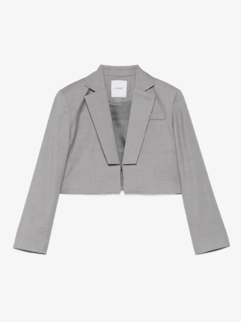 Pinko Kids logo-embroidered blazer