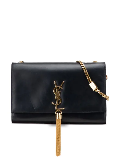 Saint Laurent Pre-Owned bolsa crossbody Kate mediana de piel de becerro con monograma y borla 2013