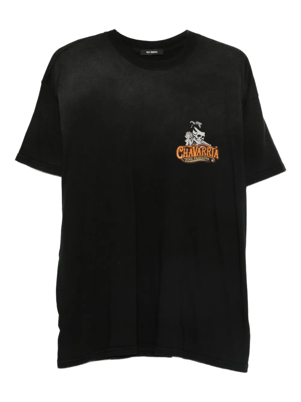 Willy Chavarria playera con estampado gráfico | negro | Image 1
