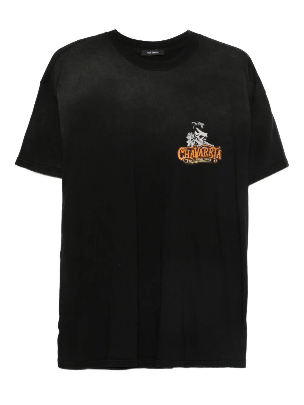 Willy Chavarria playera con estampado gráfico | negro | Image 1
