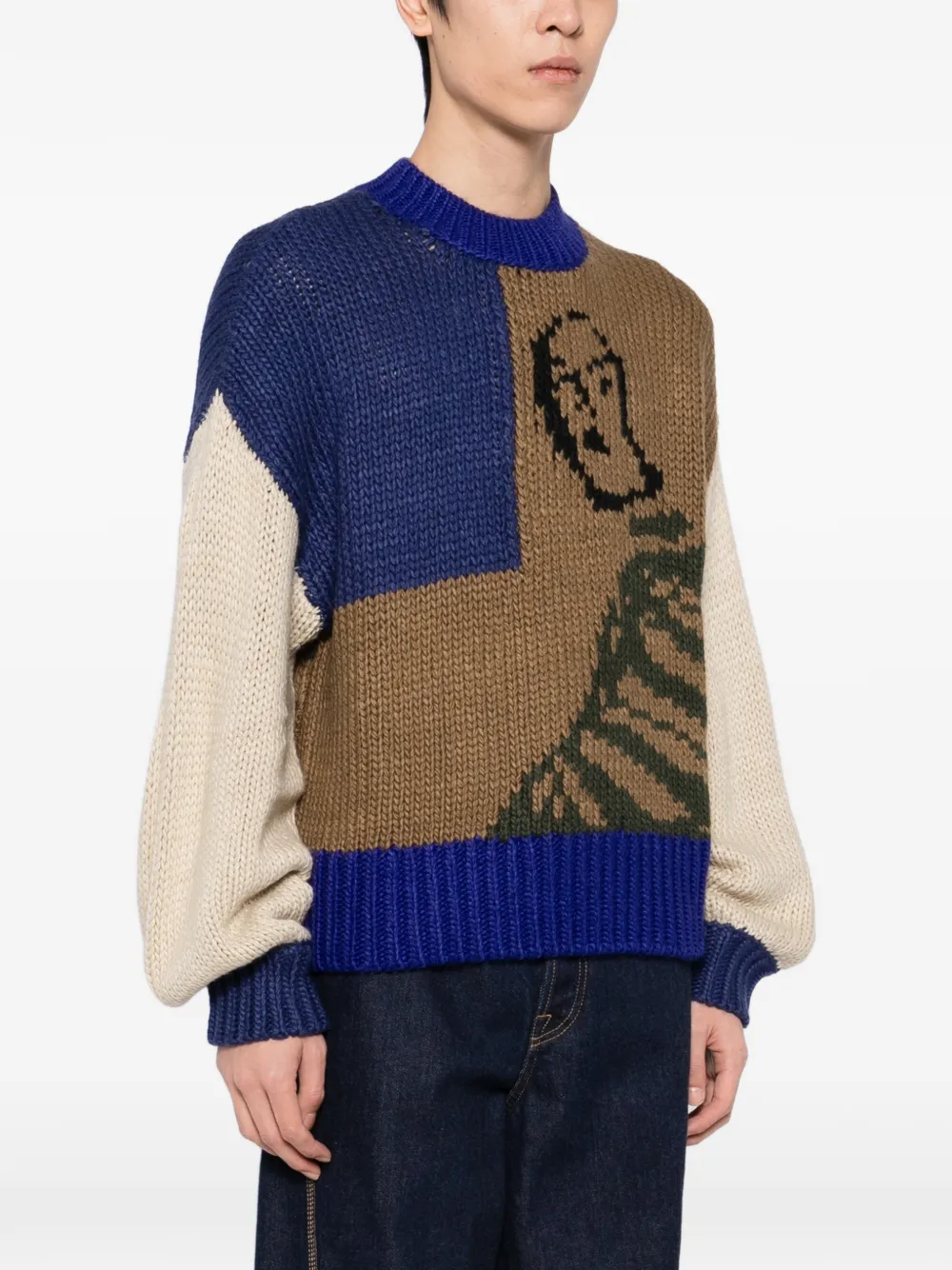  Kidsuper Pull Girl In Stripes - Marron 