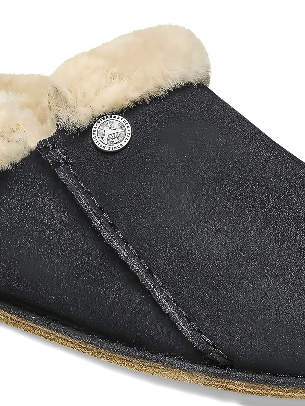 Birkenstock Zermatt Premium suede slippers Blauw