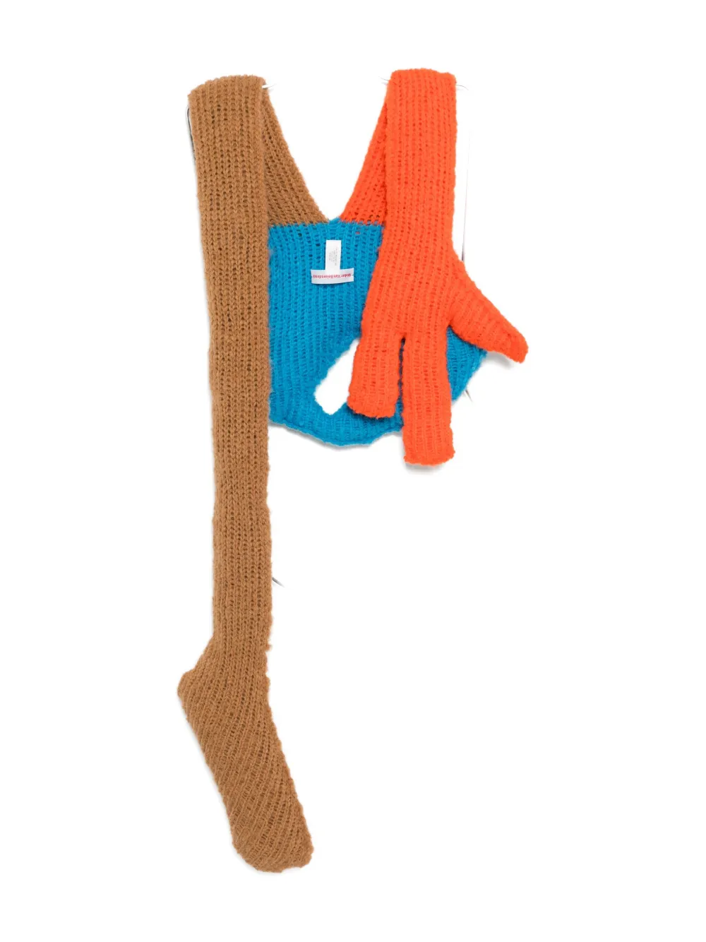 Walter Van Beirendonck Alien Scarf In Brown