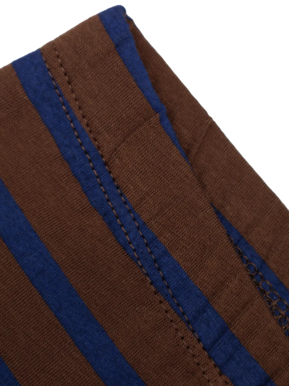 Mini Rodini Striped Trousers In Brown