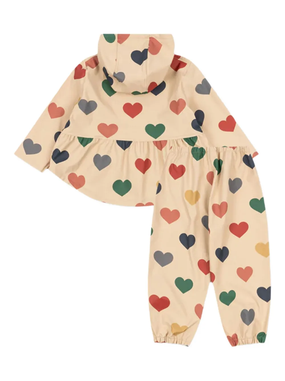 Konges Sløjd heart-print ruffled jacket and trousers | Chinos | Image 2