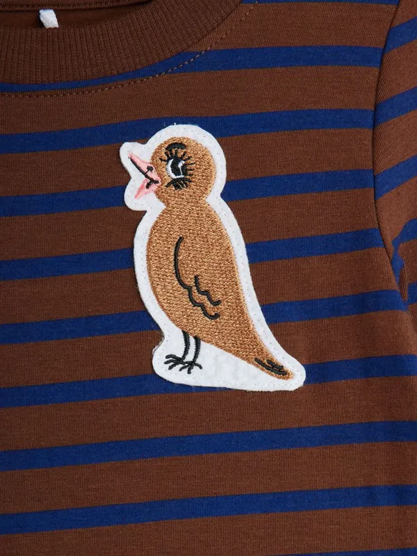 Mini Rodini ストライプ ワンピース | ブラウン | FARFETCH JP