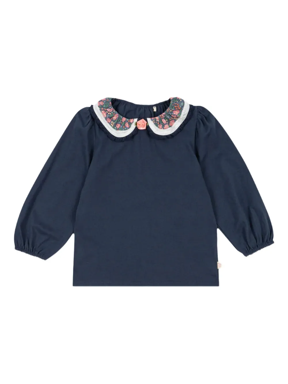 Konges Sløjd blouse Pami à col à fleurs | bleu | Image 1