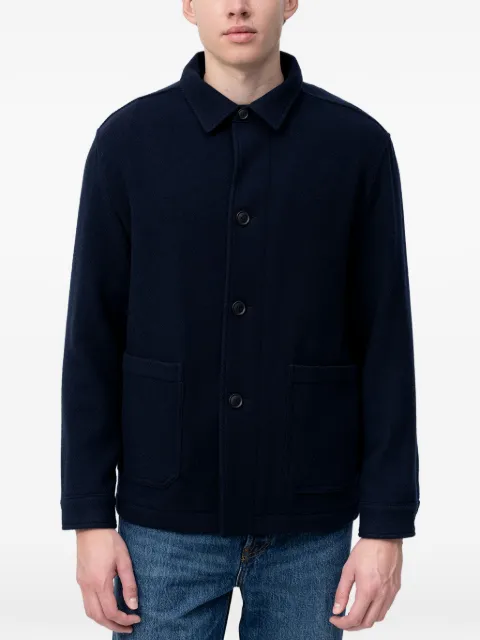 BOSS patch-pocket shirt jacket