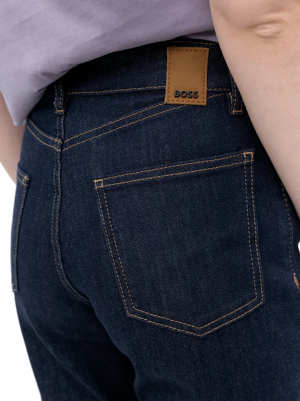 BOSS Jeans met zak Blauw