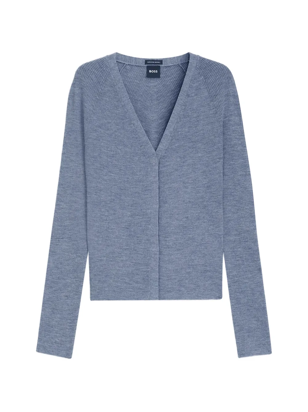 BOSS V-neck cardigan - Grau