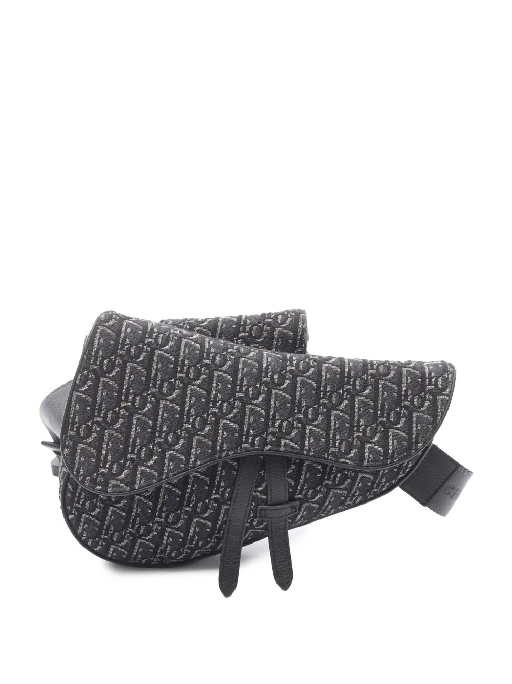 Christian Dior Pre-Owned 2015-2025 Oblique Canvas Saddle backpack | Grey | Image 1