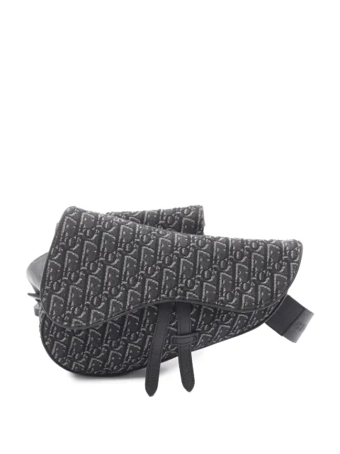 Christian Dior Pre-Owned mochila Oblique Canvas Saddle 2015-2025