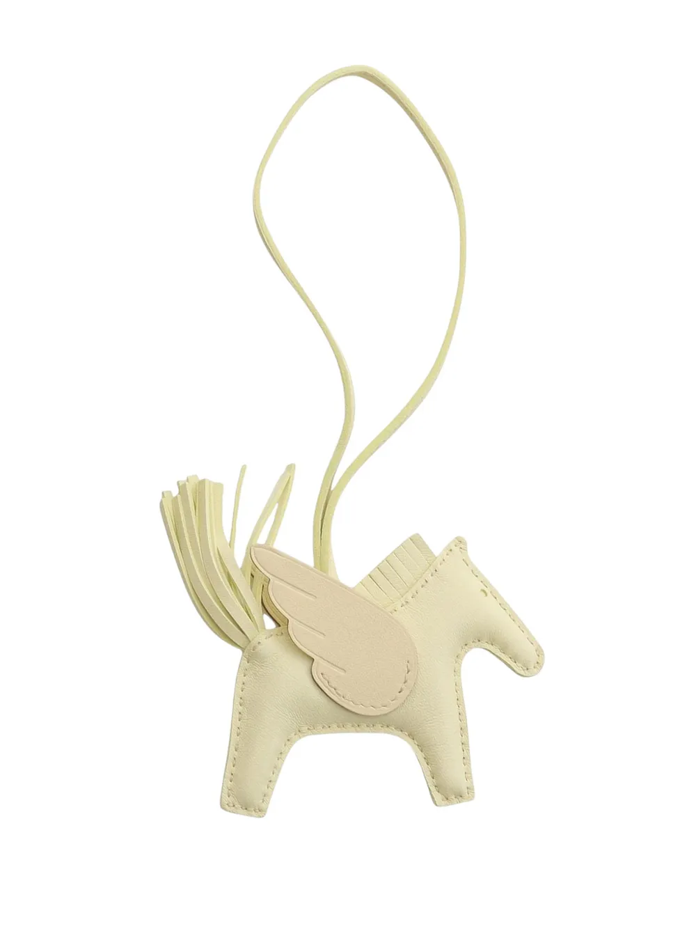 Hermès Pre-Owned 2024 Milo Lambskin and Swift Grigri Rodeo Pegase Bag Charm PM key chain | Image 2
