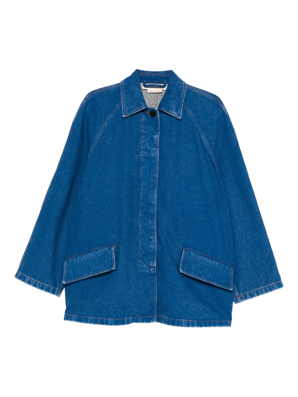 Marni flap-pocket denim jacket - Blu