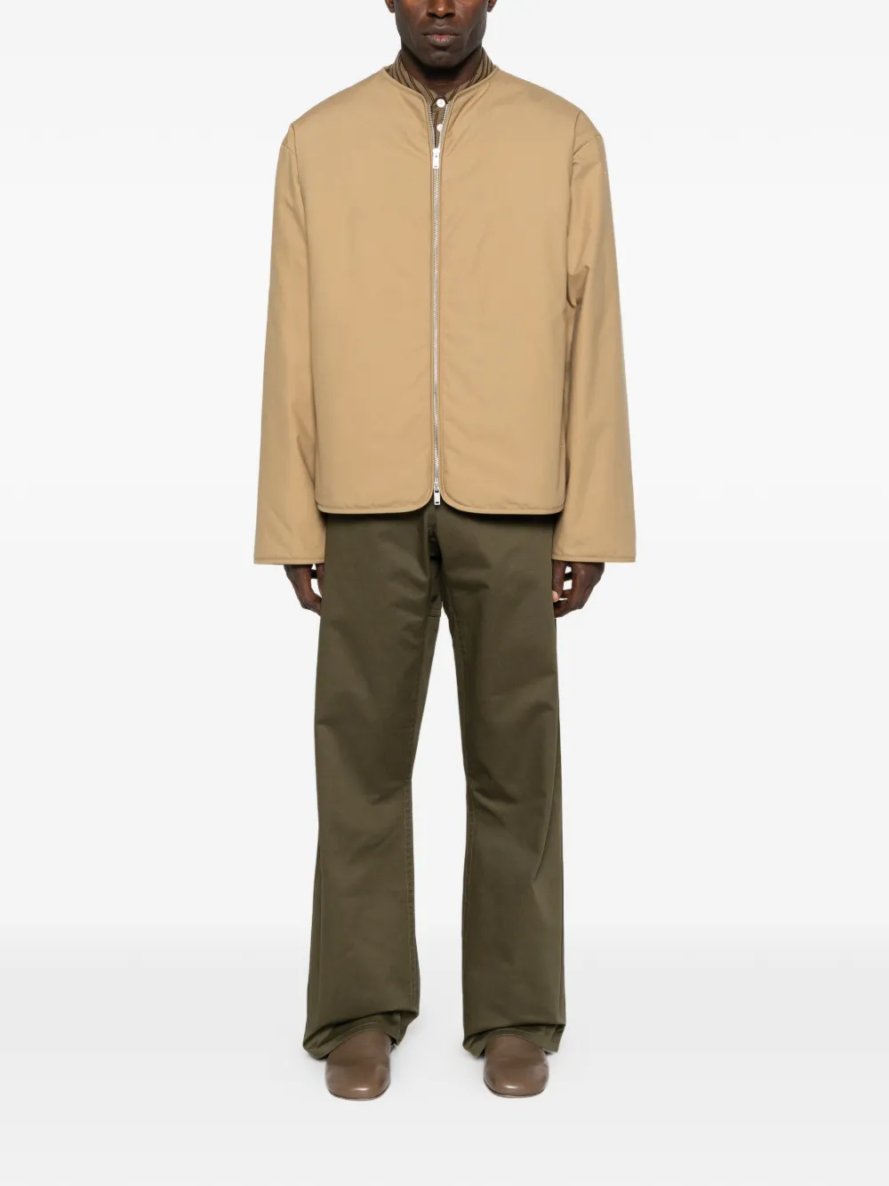 Marni elasticated-waistband trousers - Groen