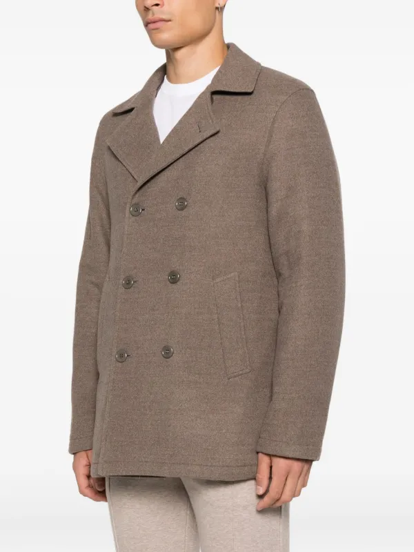 Doriani Cashmere Casaco De Cashmere Com Abotoamento Duplo | Marrom