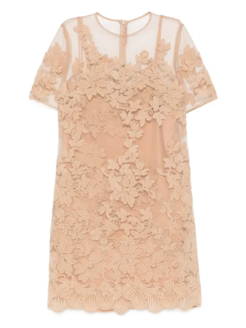 Ermanno Scervino floral lace mini dress