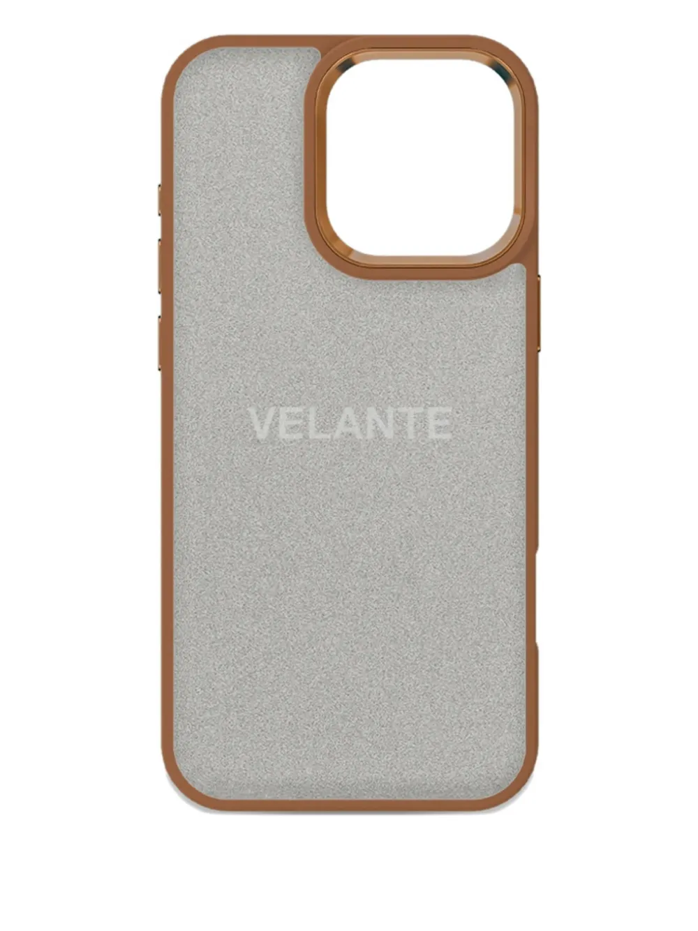 Velante Crocodile-texture Iphone 16 Pro Phone Case In Brown