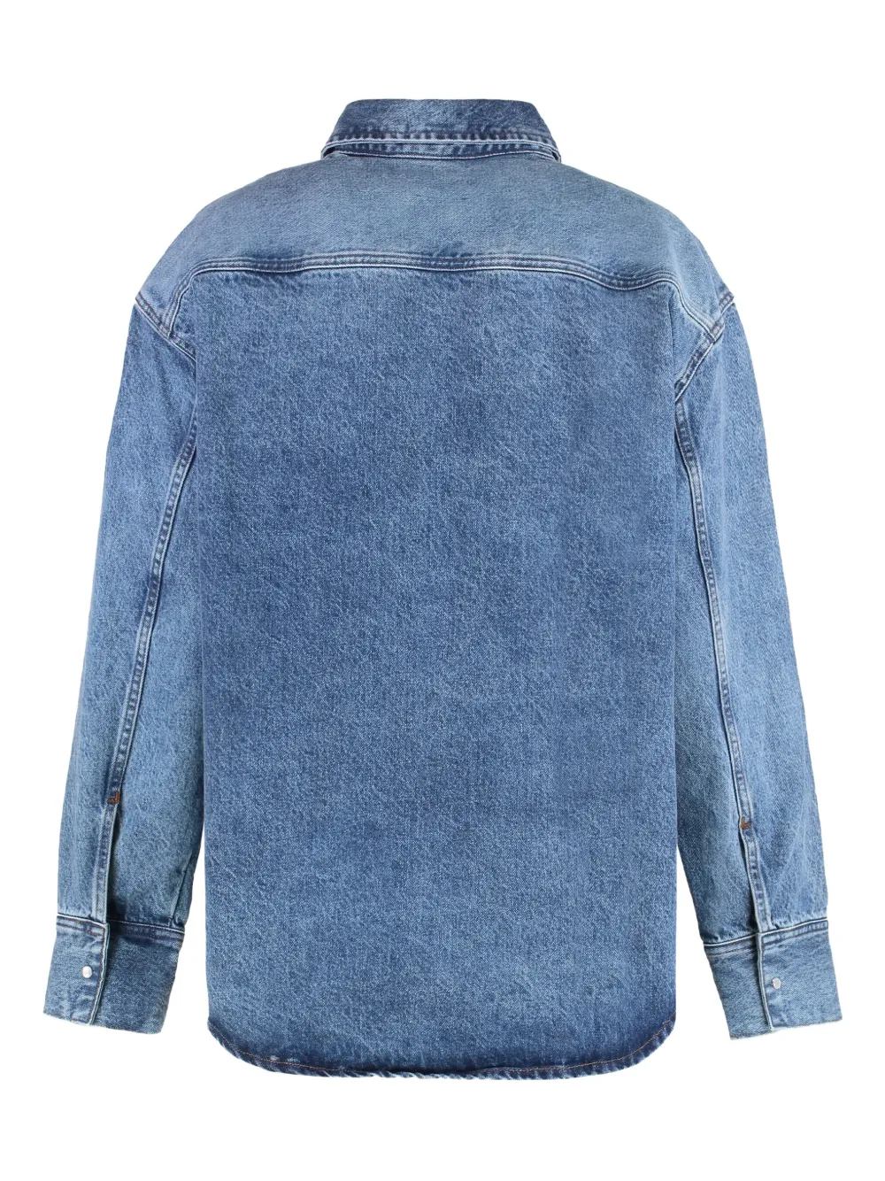 LOIS JEANS Mia blouse met stras en zak - Blauw