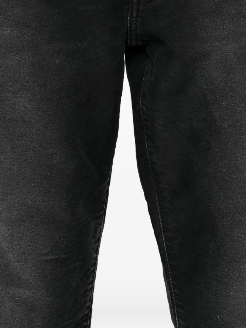 R13 Faded-effect Straight-leg Jeans In Black