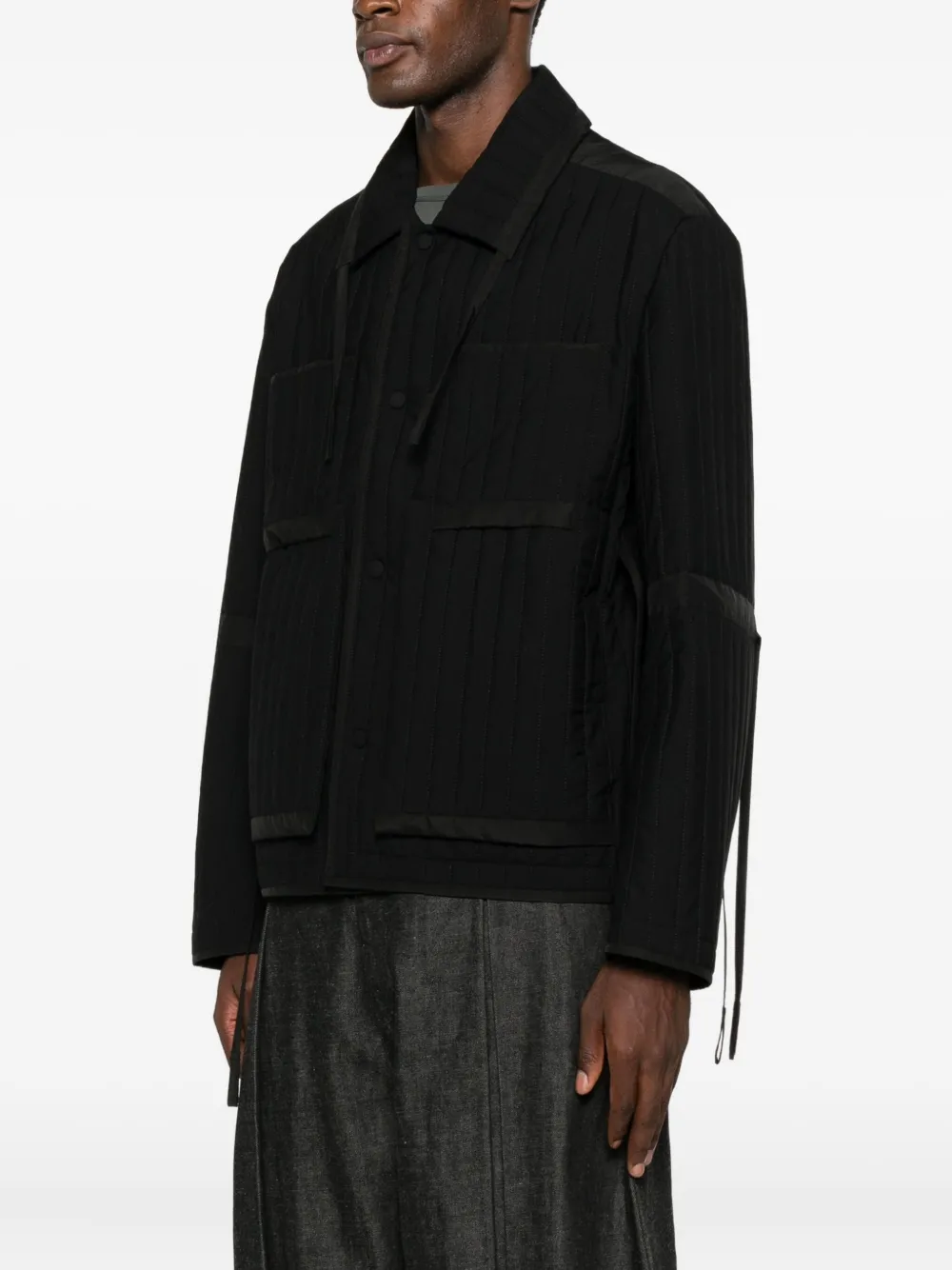 Craig Green Jack met meerdere zakken Zwart