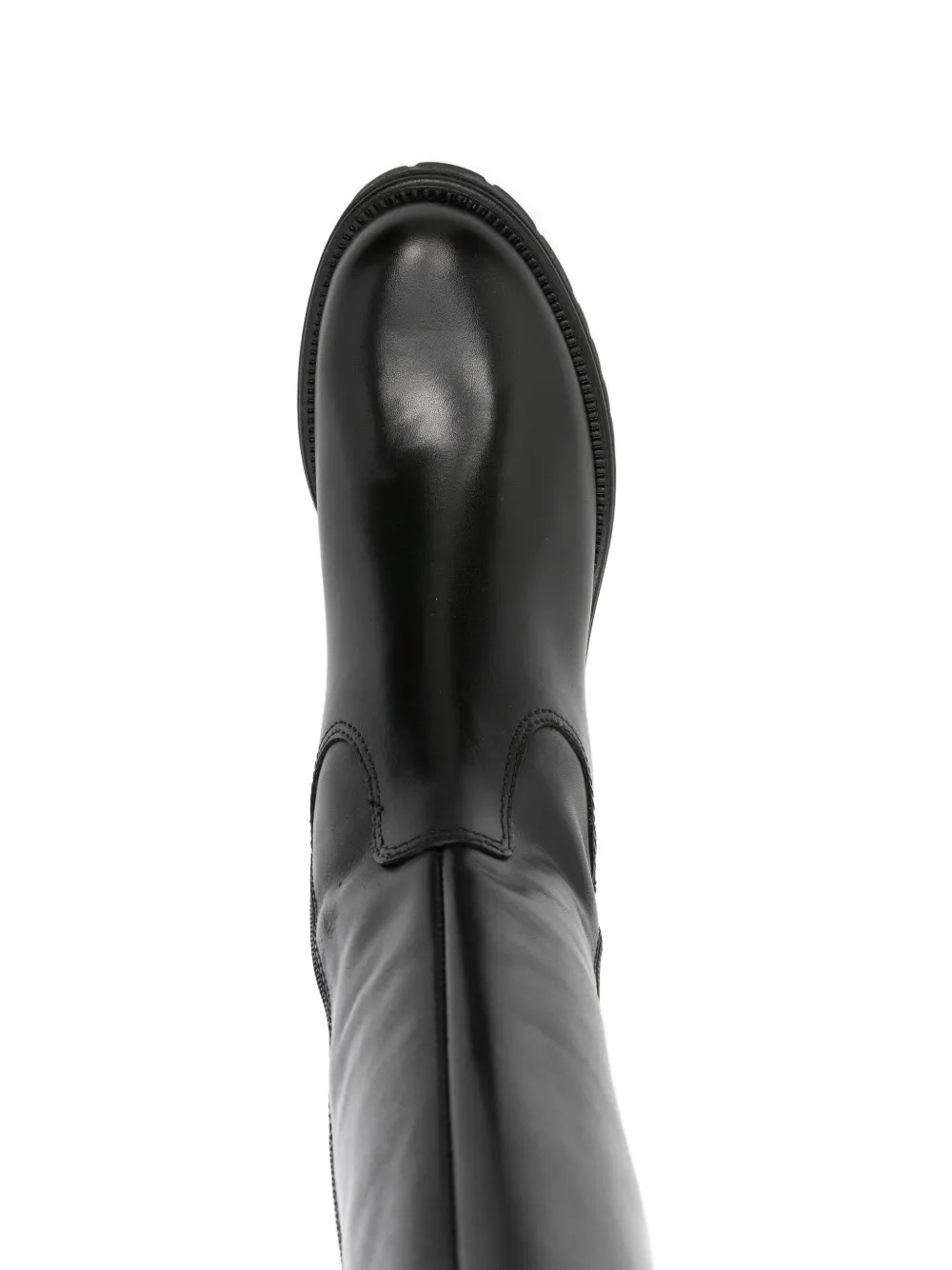 Tamaris Leather Boots In Black