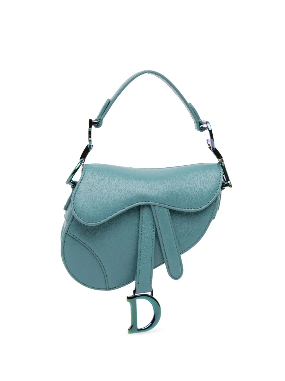 Christian Dior Pre-Owned bolsa satchel Micro Goatskin Saddle Bag 2022 | azul | Image 1