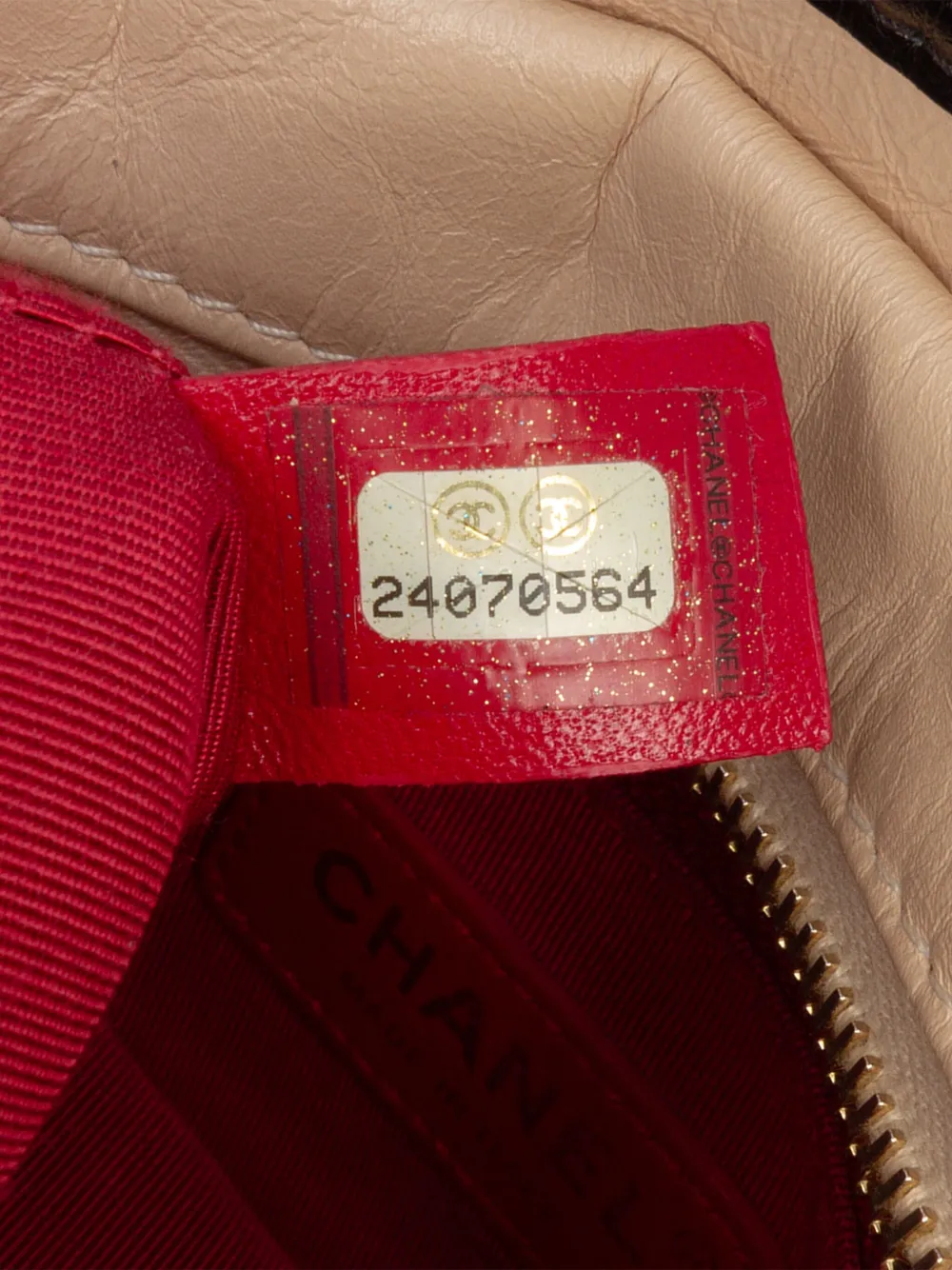 Pre-owned Chanel 2017-2018 Large Aged Calfskin Gabrielle Crossbody Bag In Brown