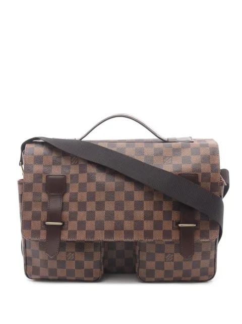 Louis Vuitton Pre-Owned bolsa satchel Damier Ebene Broadway 2004