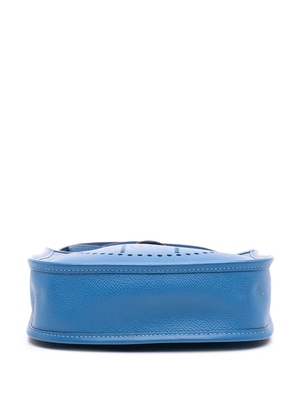 Pre-owned Hermes 2012 Epsom Evelyne Tpm Crossbody Bag In Blue