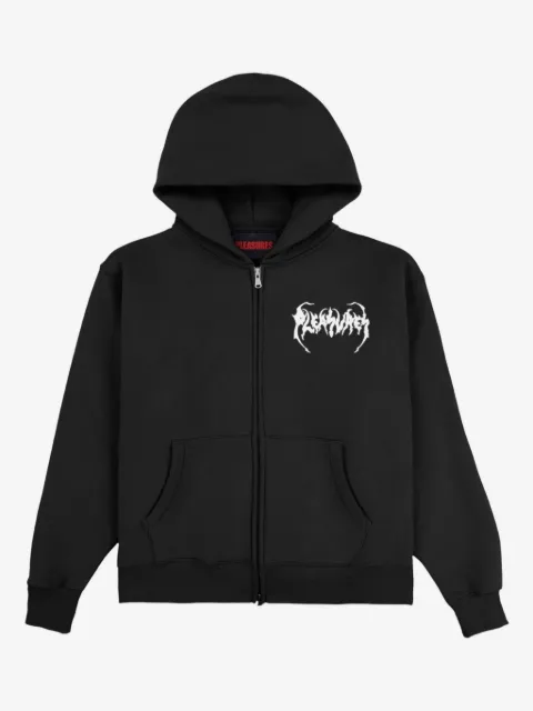 Pleasures hoodie con cierre