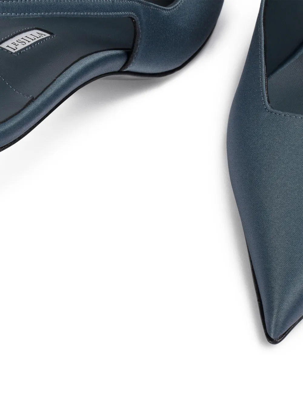 Le Silla 60 mm Amelia slingback pumps Blauw