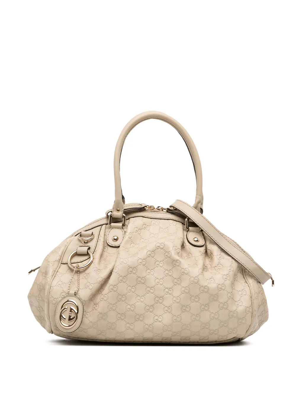 Gucci Pre-Owned 2016-2025 Guccissima Sukey satchel - Marrone