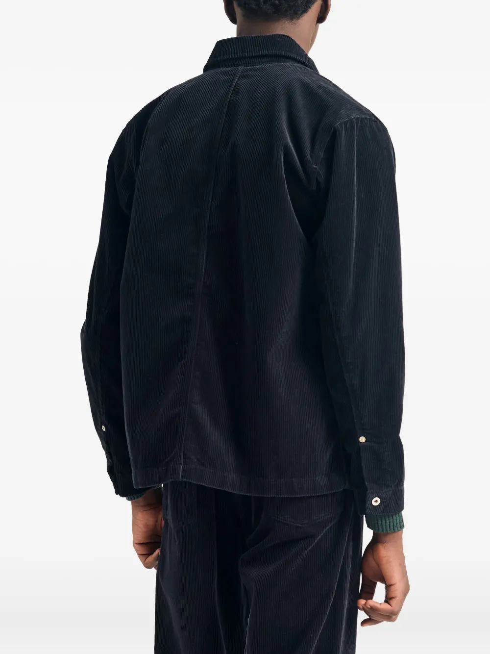 Norse Projects Pocket Corduroy Jacket In Blue