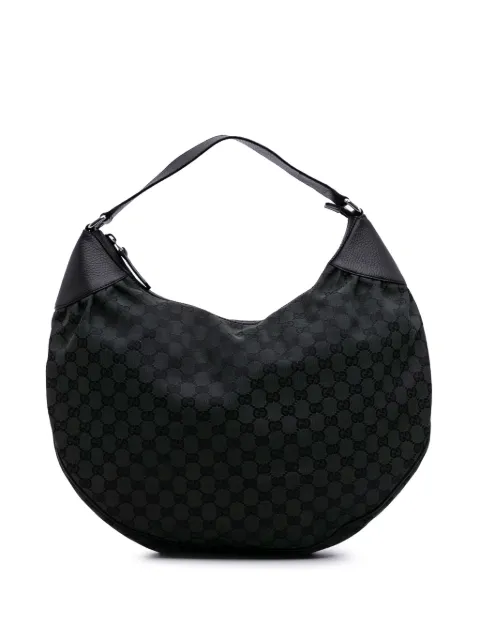 Gucci Pre-Owned bolsa hobo Half Moon grande de lona GG 2016-2025