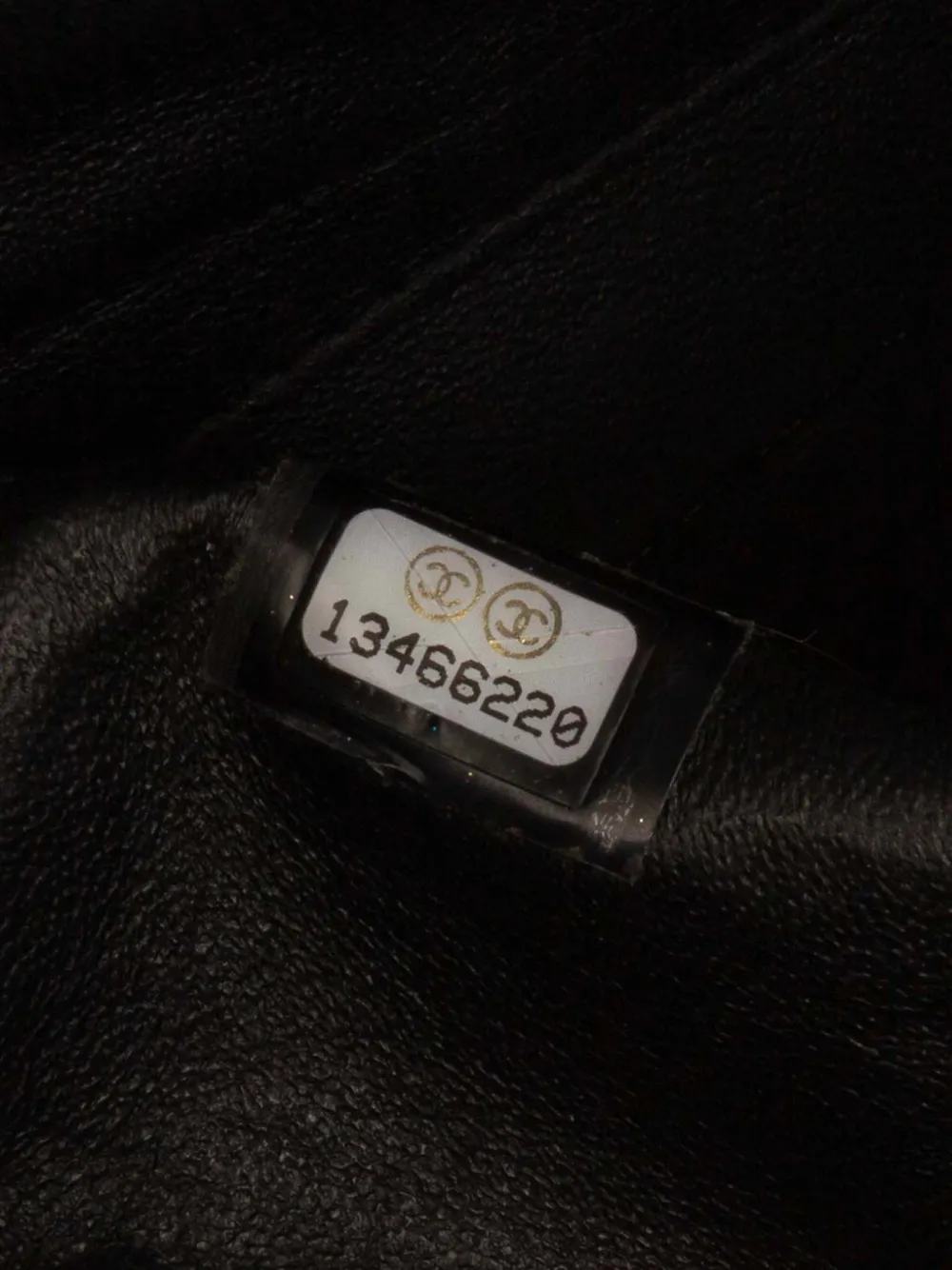 Pre-owned Chanel 2009-2010 Medium Classic Caviar Double Flap Shoulder Bag In Black