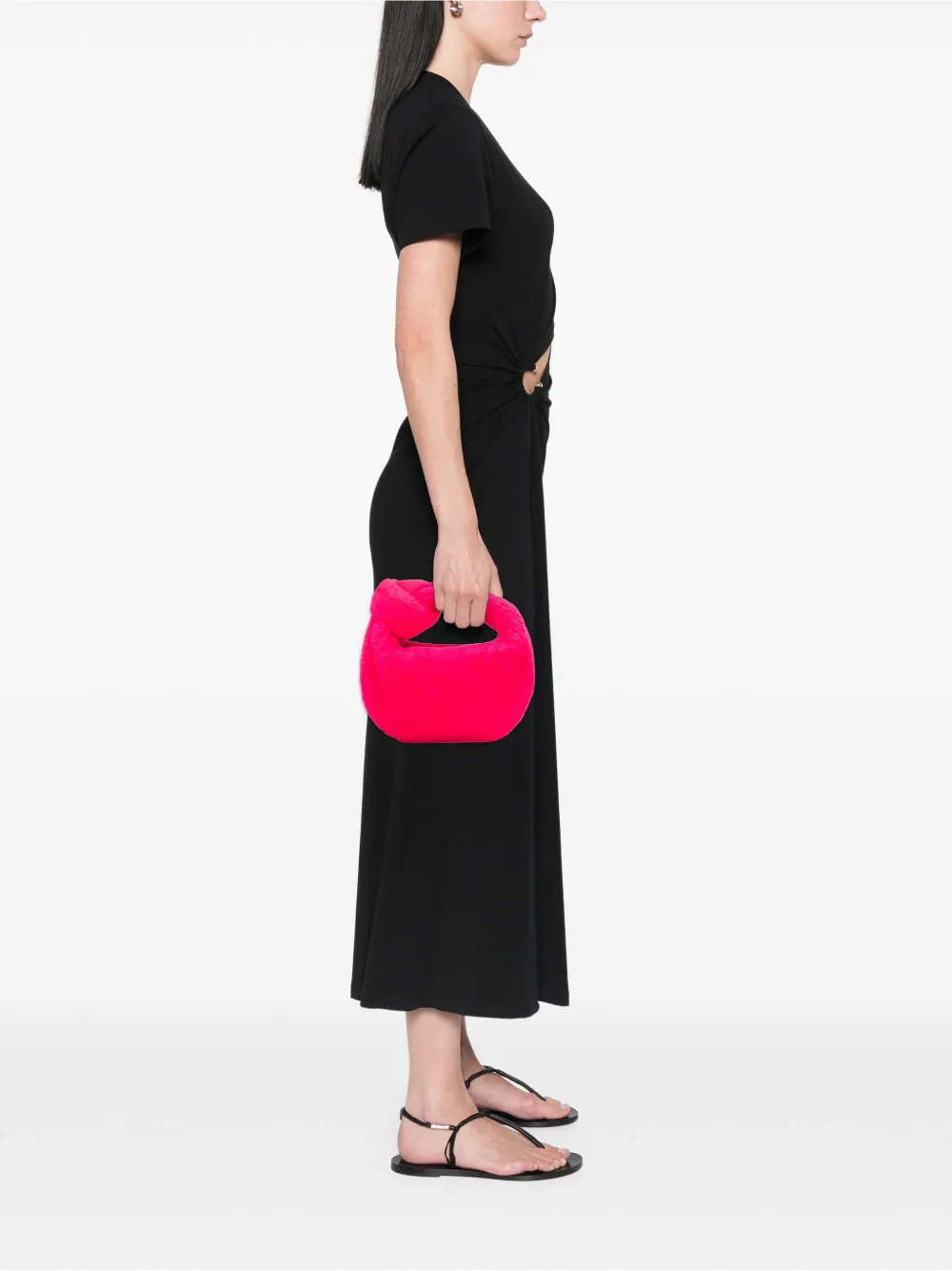 Bottega Veneta Pre-Owned 2012-2025 Mini Shearling Jodie hobo bag | Pre-Owned | Image 2