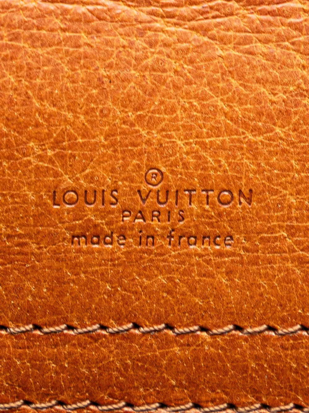 Pre-owned Louis Vuitton 1980-2000 Monogram Saint Cloud Gm Crossbody Bag In Brown