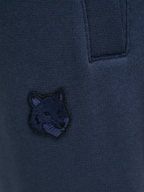 Maison Kitsuné embroidered-logo Track Pants | Blue | FARFETCH