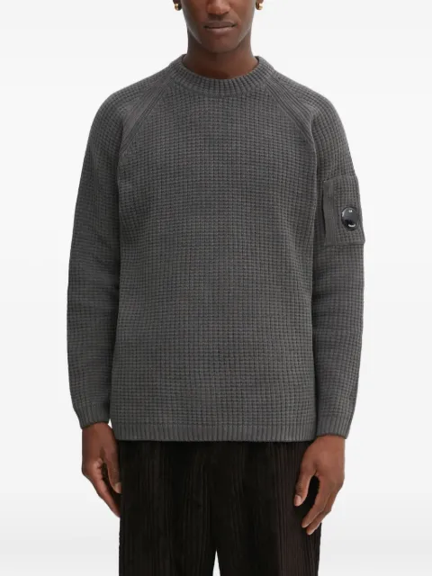 C.P. Company patch textured sweater