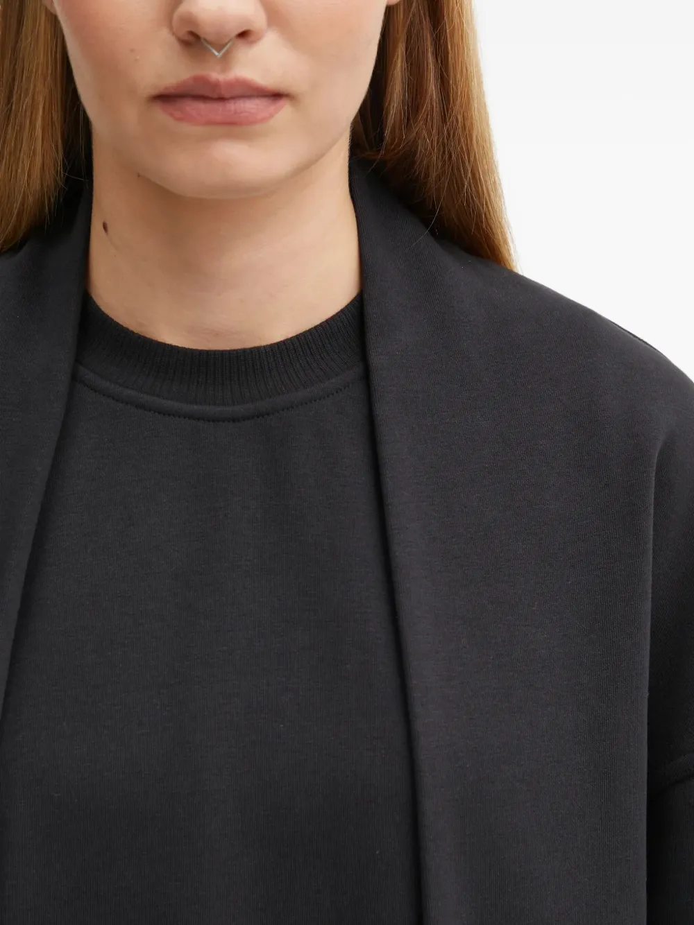 Sportmax Crew-neck Sweatshirt In Black