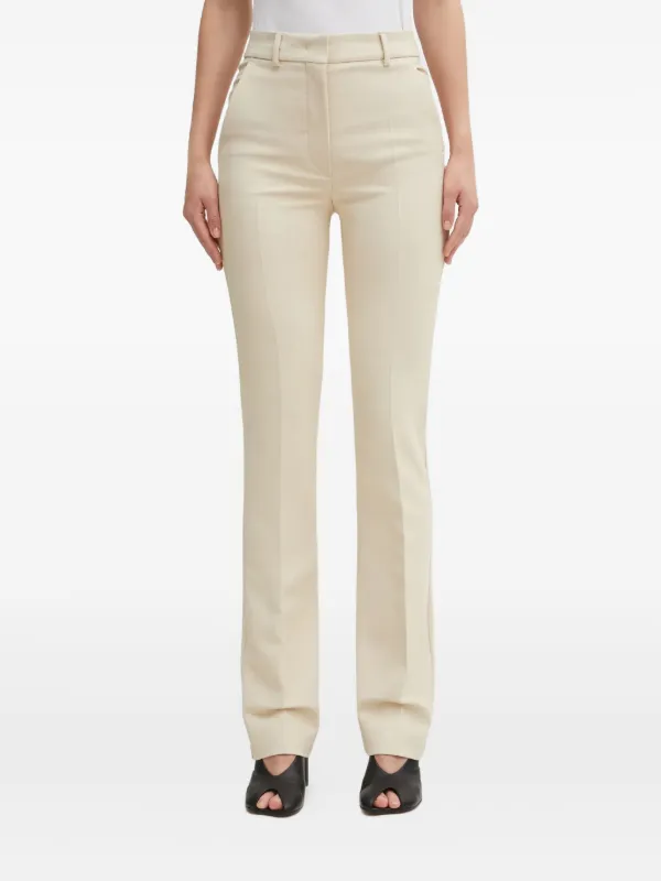 Sportmax Split Trousers in Neutrals