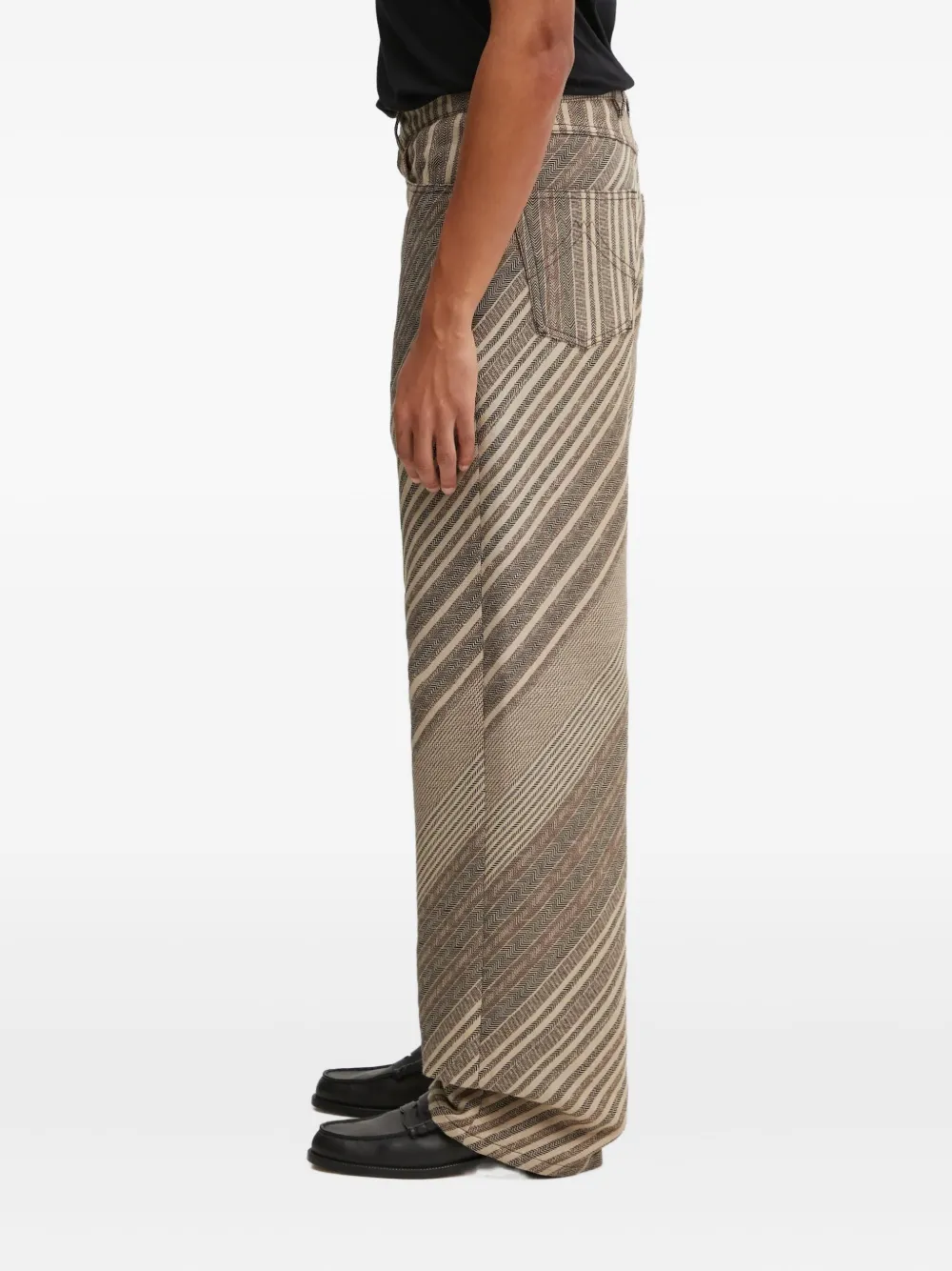 Kenzo striped-pattern pocket trousers | Wide-Leg Trousers | Image 2