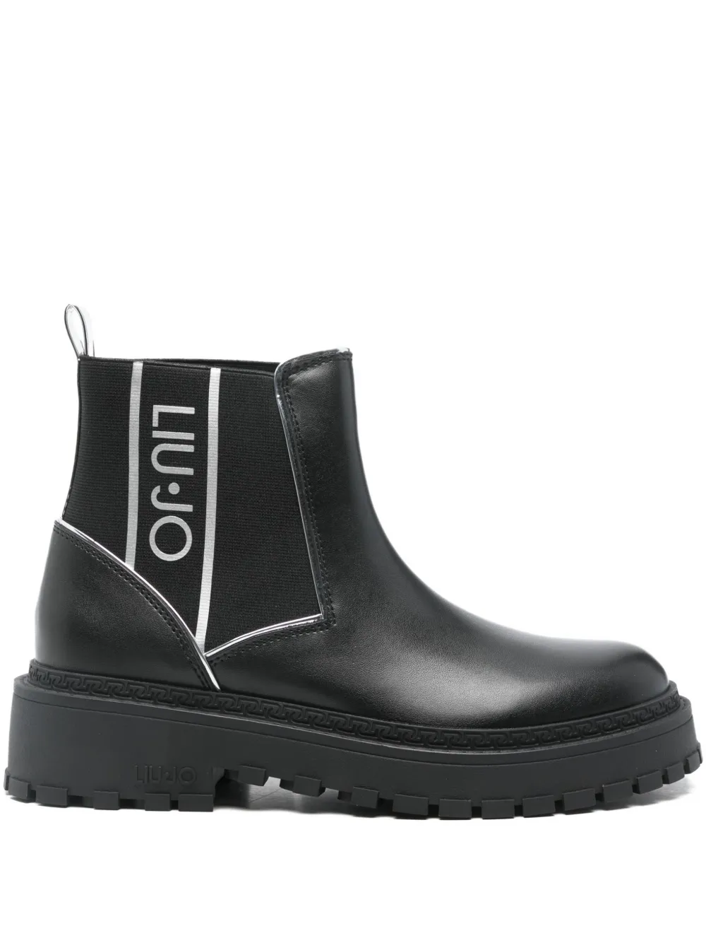 LIU JO logo chelsea boots | Black | Image 1