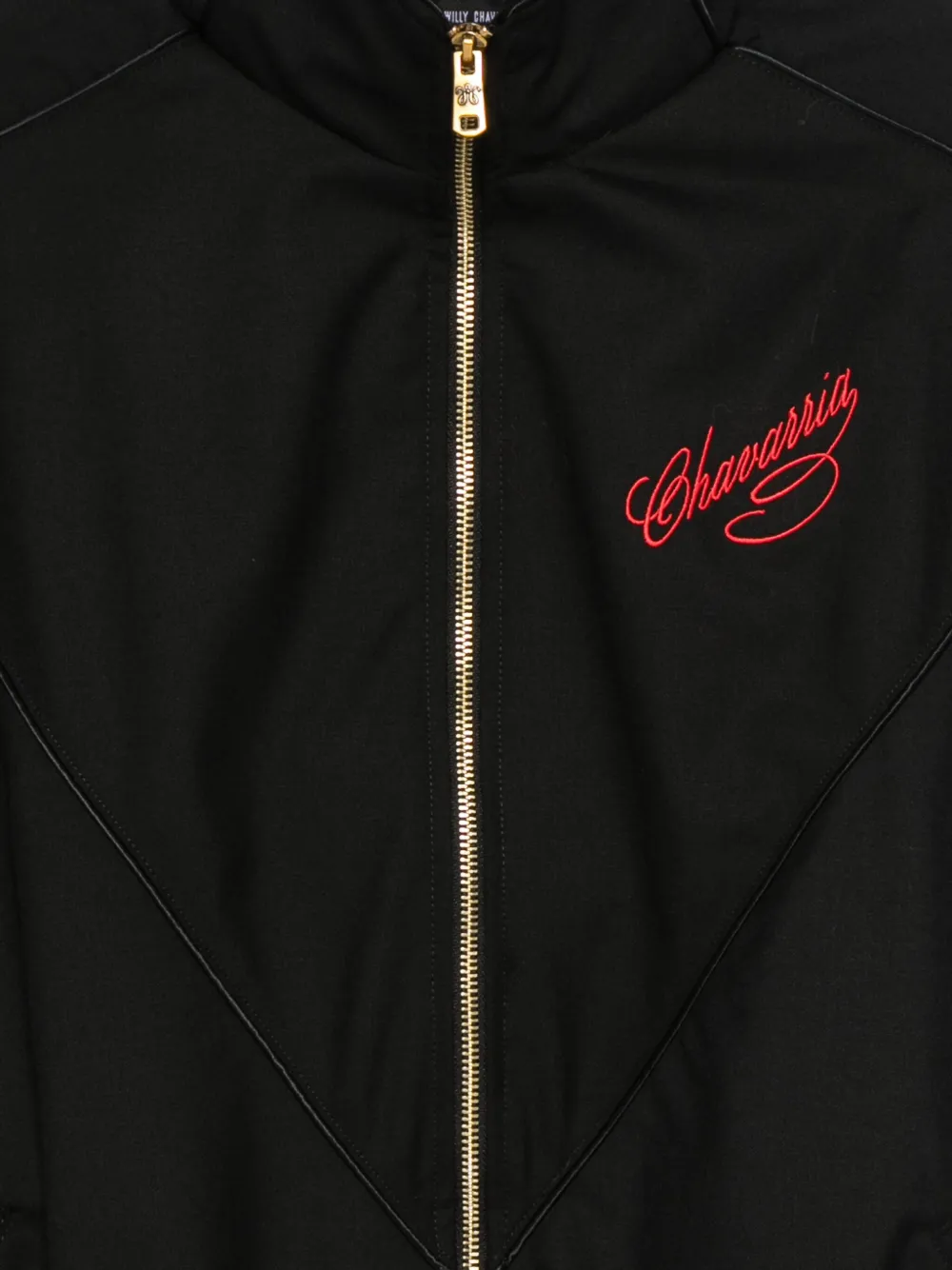 Willy Chavarria Logo-embroidered Jacket In Black