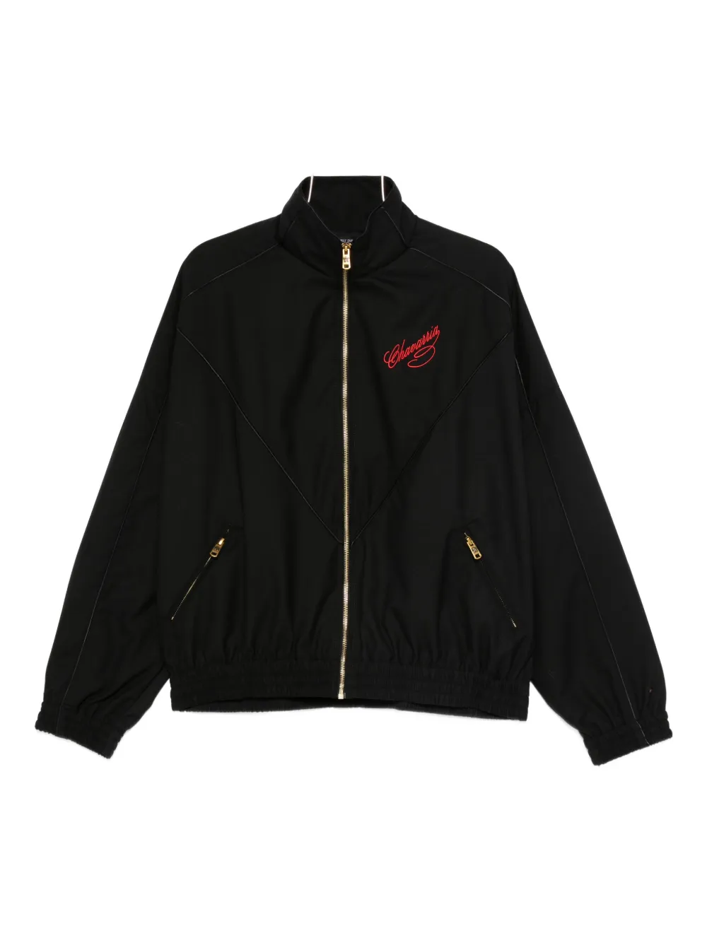 Willy Chavarria Logo-embroidered Jacket In Black