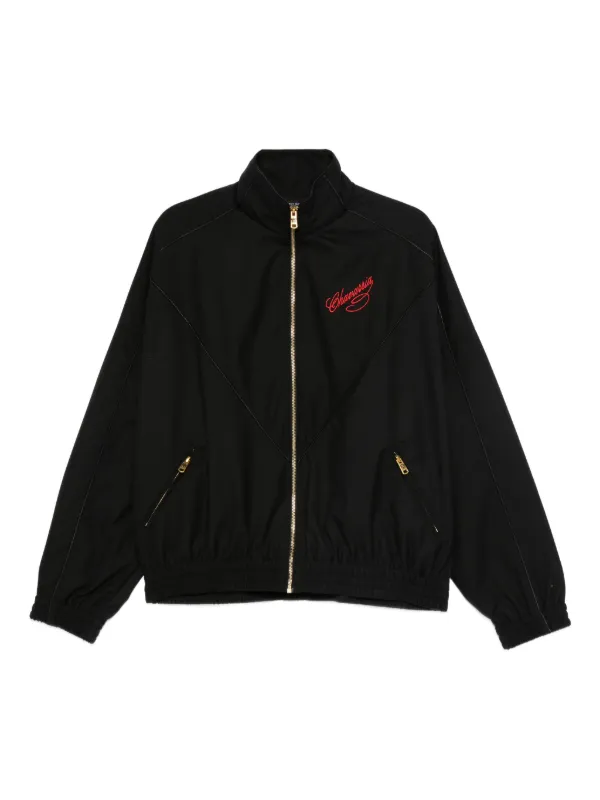 Willy Chavarria Logo-embroidered Jacket in Black