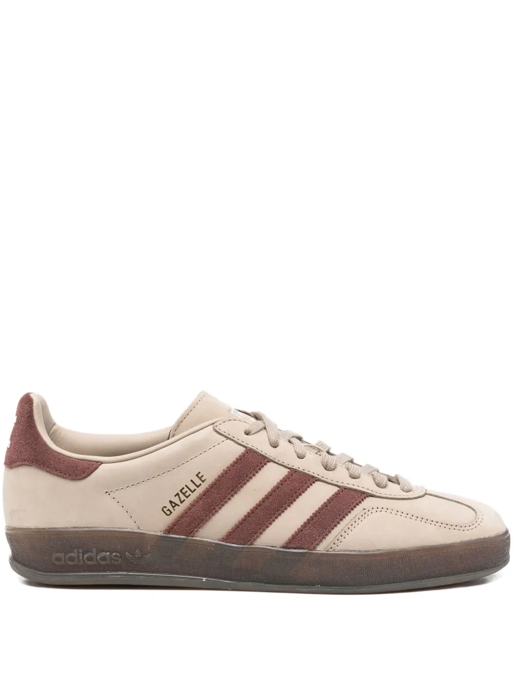 adidas three-stripe Gazelle trainers | Neutrals | Image 1