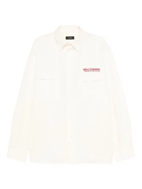 Willy Chavarria logo-print shirt